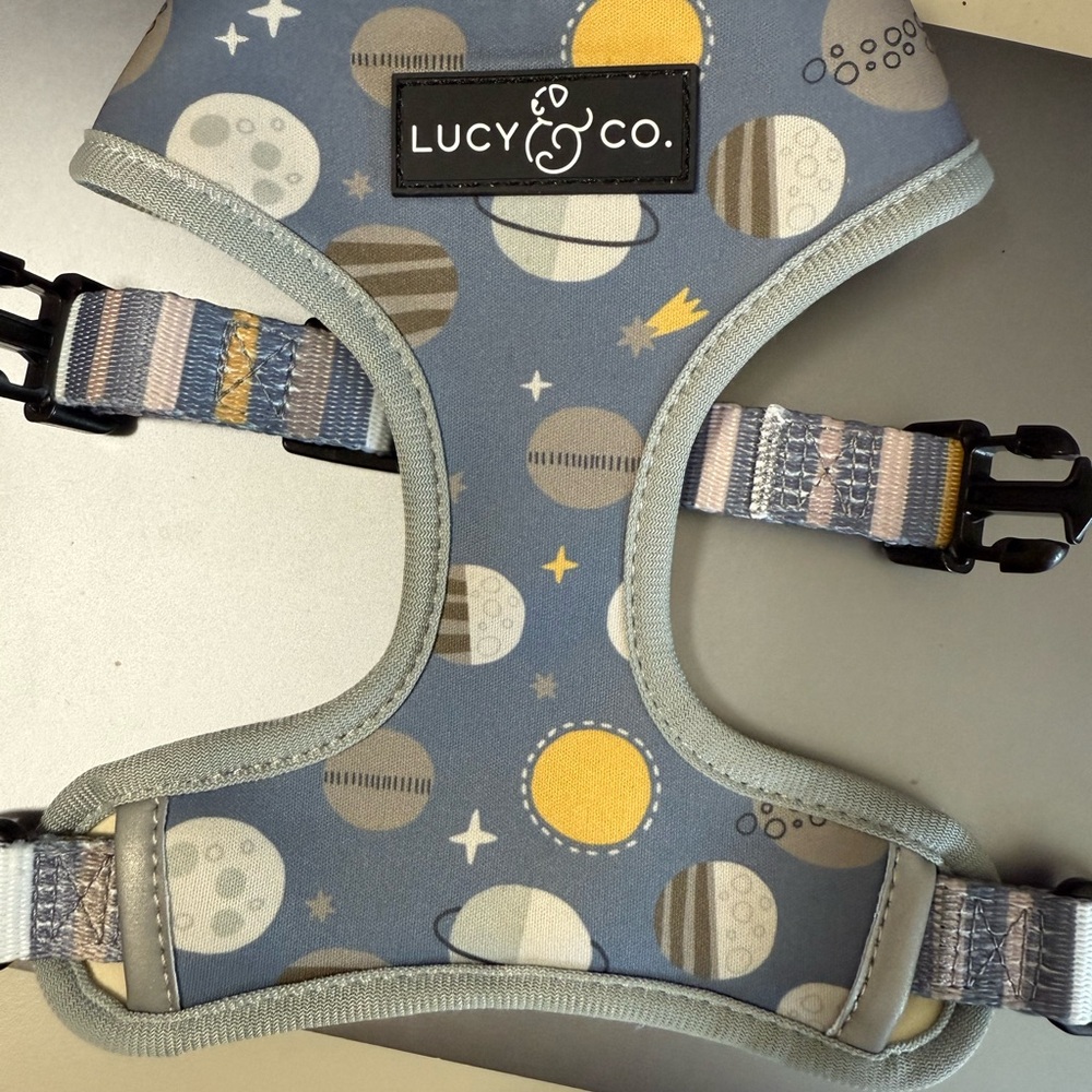 Lucy & Co. Lunar Blue/Gray Dog Harness | size XS - Picture 3 of 10